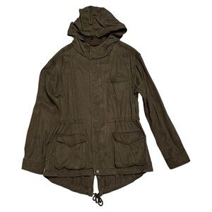WILFRED FREE Aritzia Army Green Lightweight Military Jacket Womens Medium